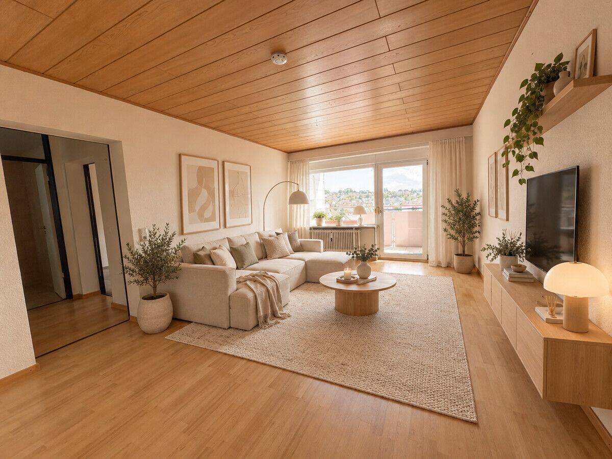 2-Zimmer-Wohnung mit Fernblick, zwei Balkonen und Stellplatz, 74321 Bietigheim-Bissingen