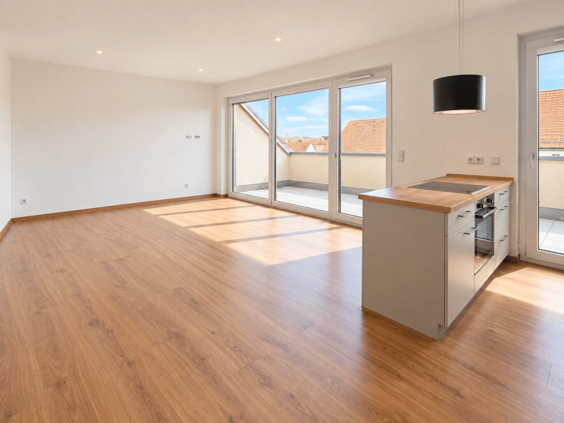 Exklusive Neubau-Dachgeschosswohnung mit Loggia & Einbauküche, 89537 Giengen an der Brenz