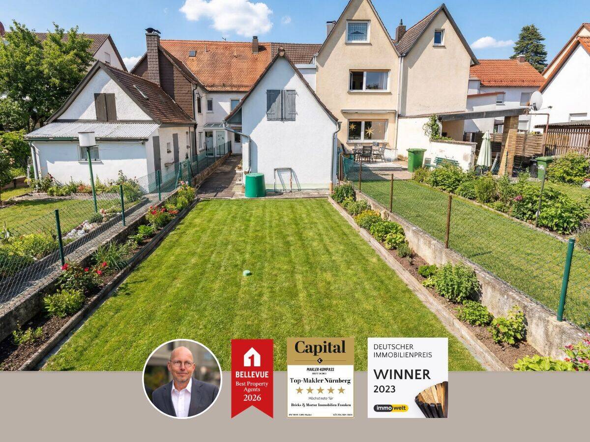 Familienfreundliches Reihenmittelhaus mit Garten – 5 Zimmer auf 3 Etagen, 91217 Hersbruck