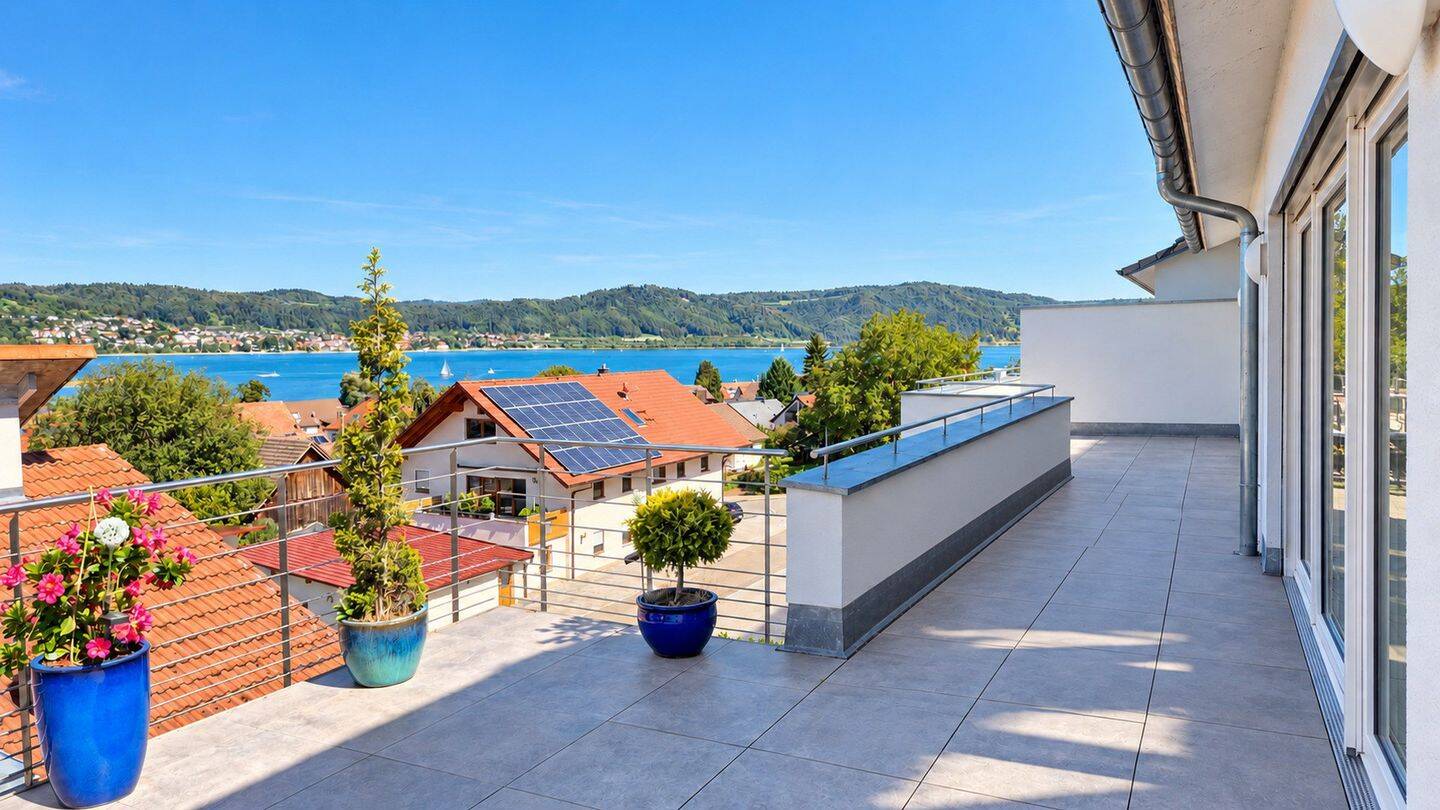 Barrierefreies Penthouse | 157 m², große Terrasse & exzellente Seesicht – PROVISIONSFREI, 78351 Bodman-Ludwigshafen