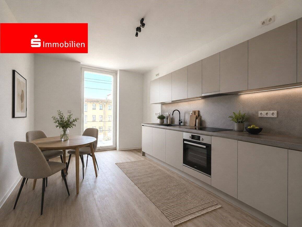 Einziehen & wohlfühlen – Moderne 4-Zimmer-Wohnung mit Balkon und Stellplatz im 1. OG, 7548 Gera