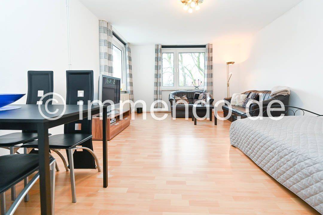 City, zentral, möblierte Wohnung mit Blick ins Grüne, 47051 Duisburg (Altstadt Dellviertel Duissern Kaßlerfeld)