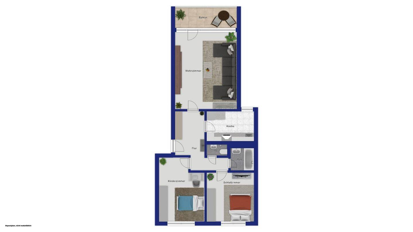 3-Zimmer-Wohnung mit Balkon und Garage – gestalten Sie Ihr neues Zuhause in Ludwigshafen, 67059 Ludwigshafen am Rhein (Mitte Mundenheim West)