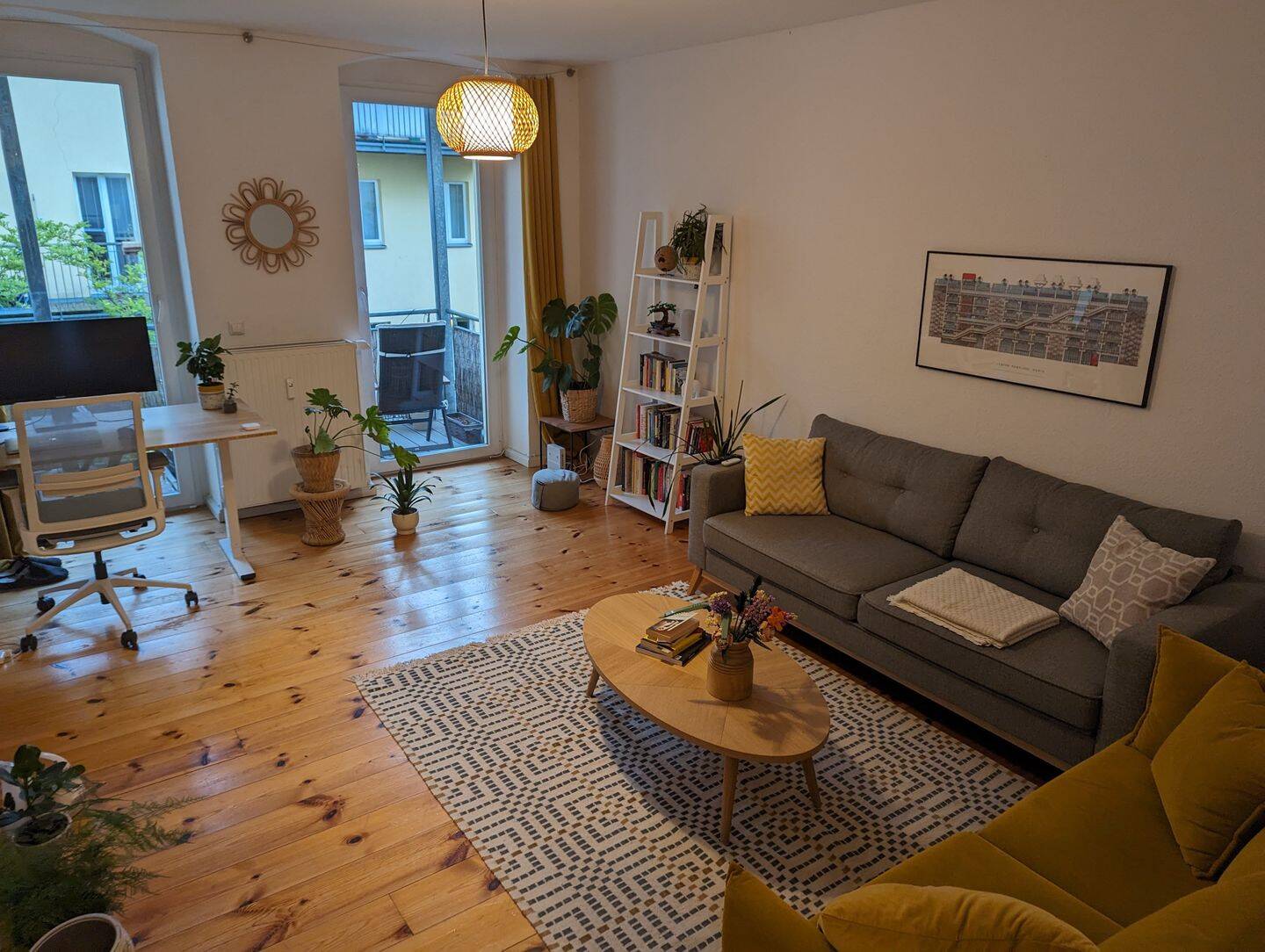 Sublet Nov-Jan, bright 2.5 rooms with balcony, Mitte / Prenzlauer Berg, 1700€, 10435 Berlin (Mitte Prenzlauer Berg)