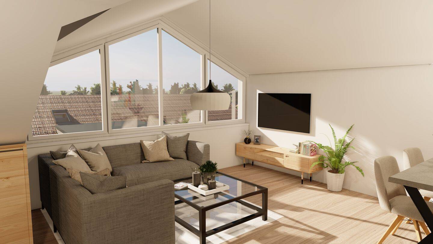 Stylische 2-Zimmer Dachgeschosswohnung, 83278 Traunstein