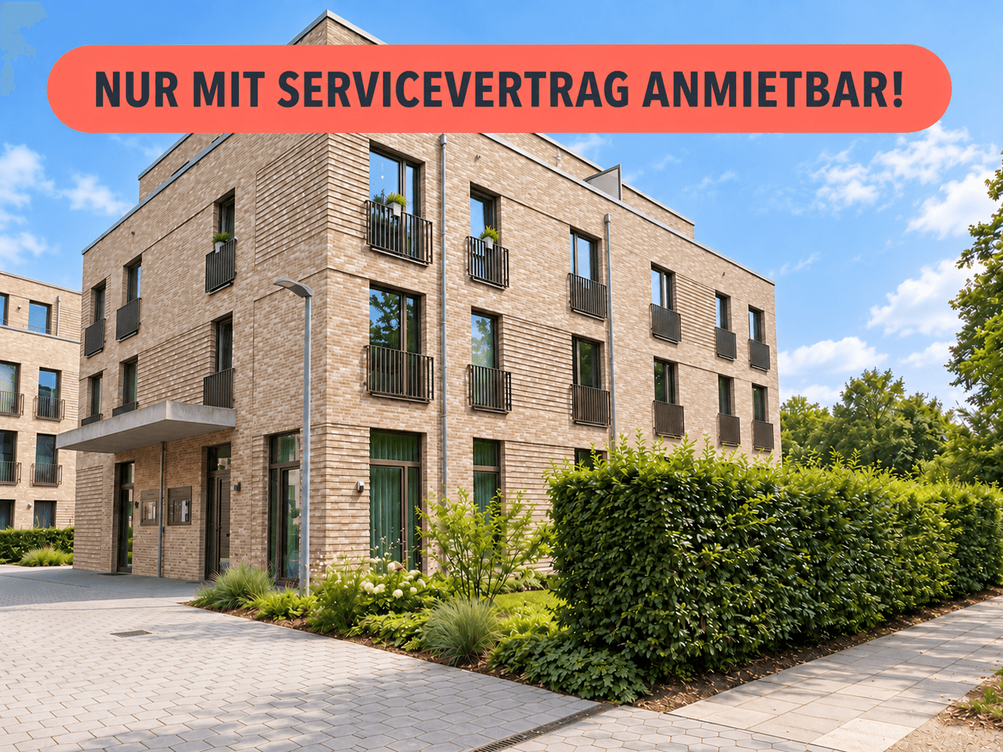 NUR MIT SERVICEVERTRAG ANMIETBAR! – Wohnen für Menschen mit Pflege – und Unterstützungsbedarf!, 22297 Hamburg (Hamburg-Nord Alsterdorf Barmbek-Nord Groß Borstel Winterhude)