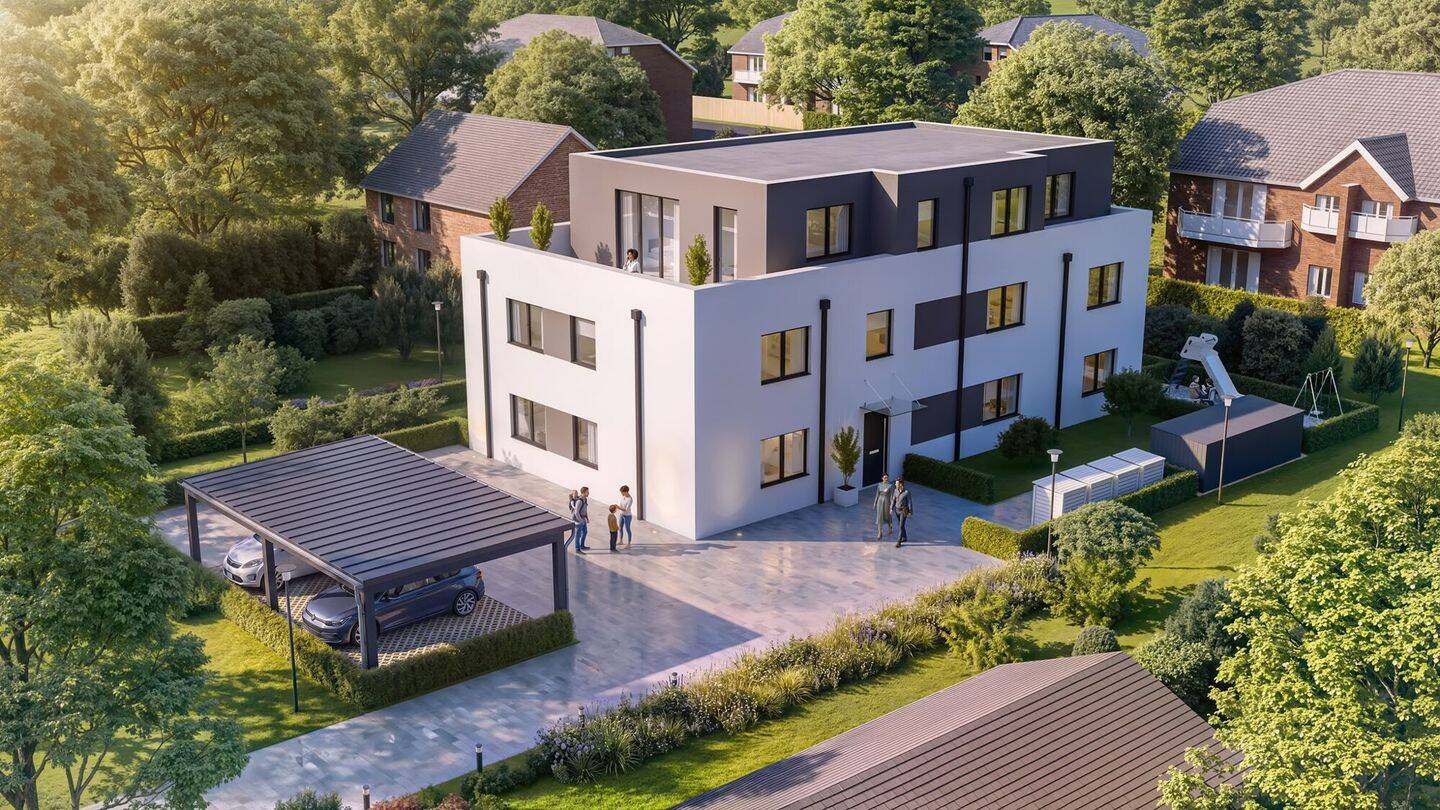 Attraktives 5-Familienhaus (KfW 40) in ruhiger Wohnlage in Beckum!, 59269 Beckum