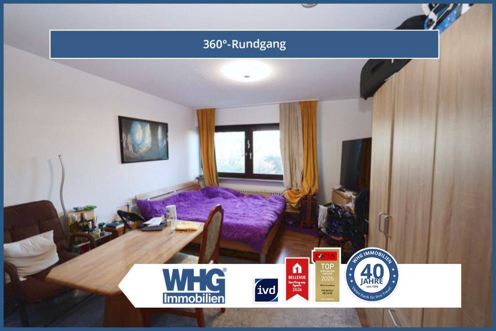 Mitten im Zentrum: 1-Zimmer-Appartment, 71634 Ludwigsburg