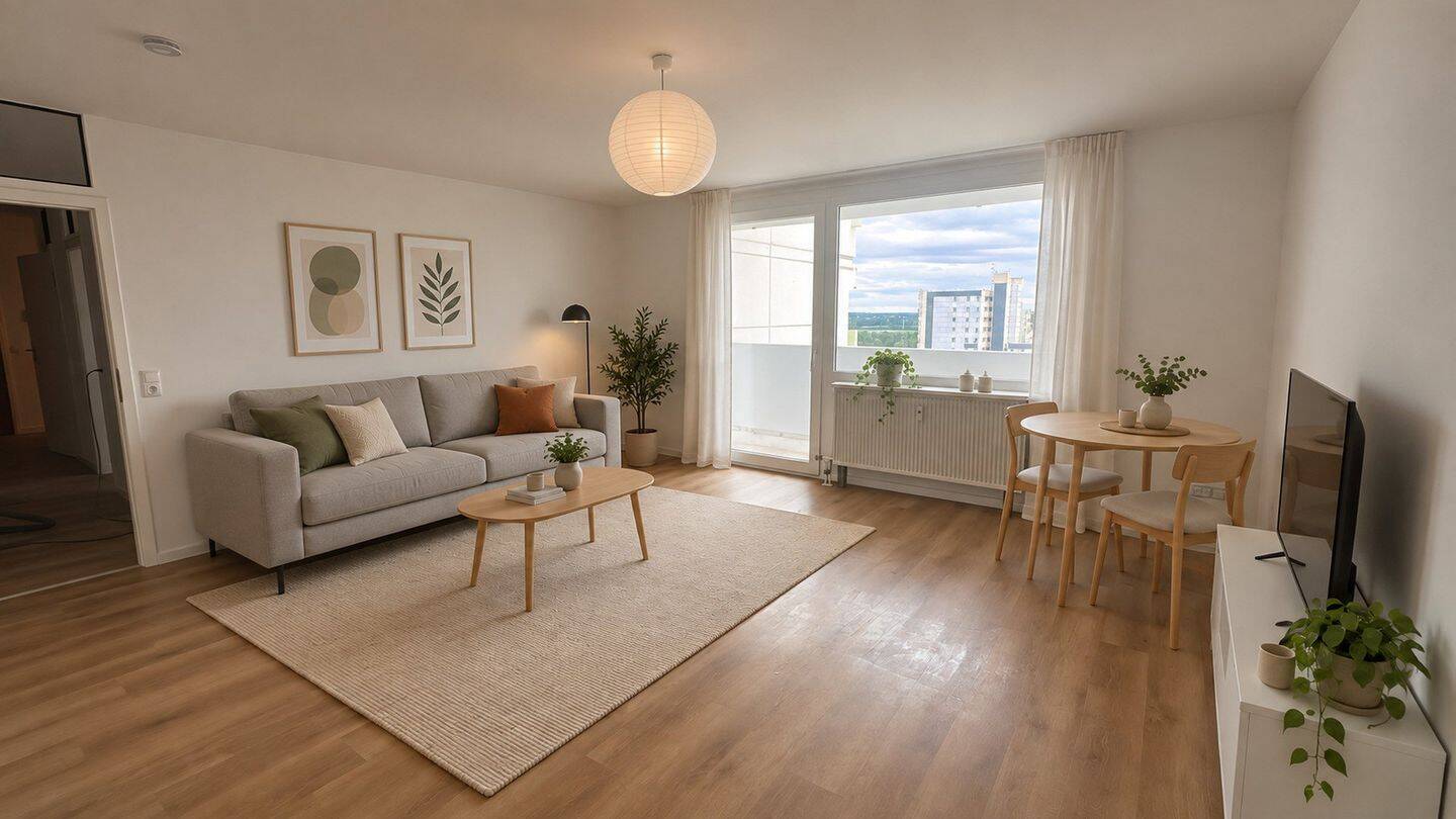 Frisch renovierte 2-Zi-Whg mit EBK & TG | individuell teilmöbliert, 91056 Erlangen