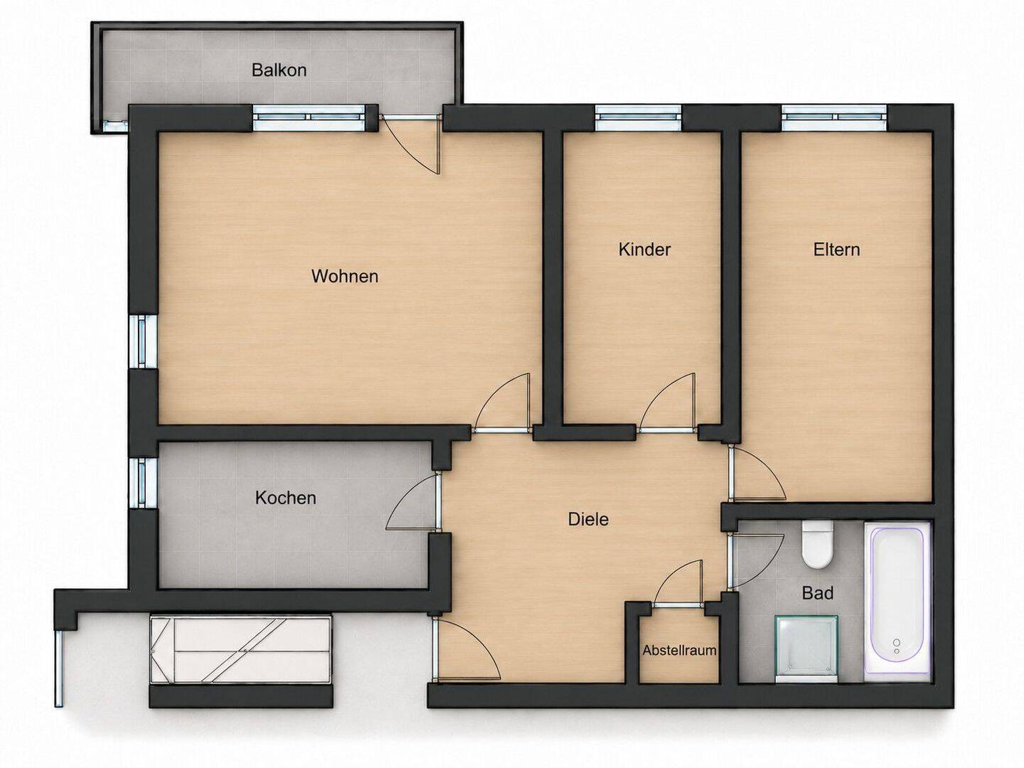 Krukenberg Selm Beifang | Wohnung mit Perfekter Aufteilung, 59379 Selm