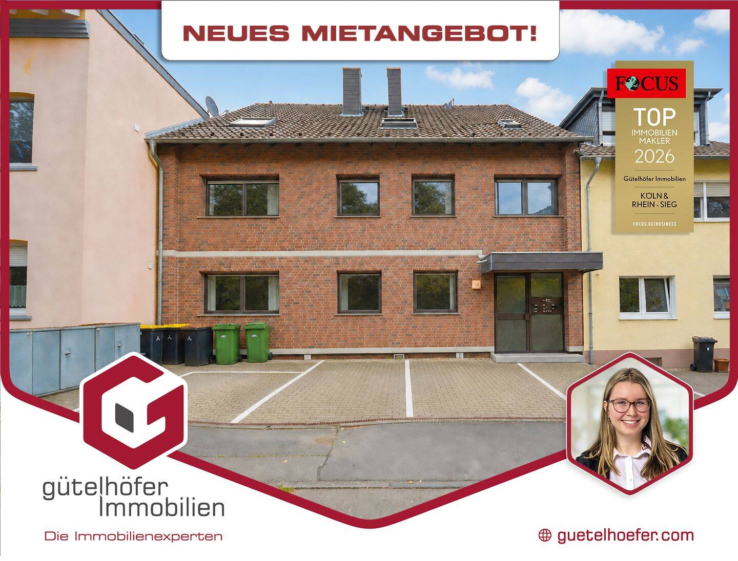 Singles aufgepasst! Bezugsfreies Apartment mit Terrasse, eigenem Garten und Stellplatz in Roisdorf, 53332 Bornheim