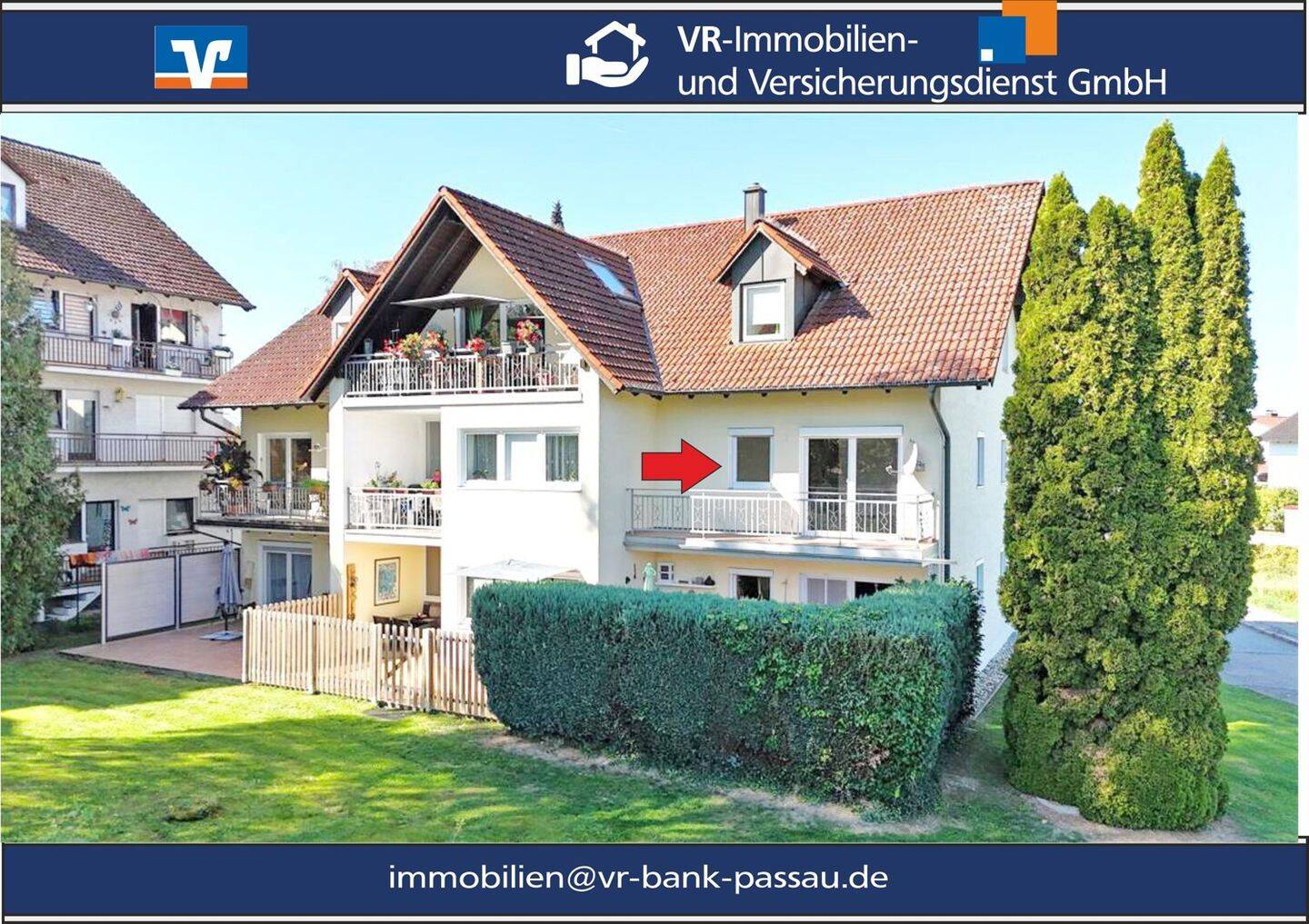 Großzügiges Wohnen mit Blick ins Grüne – Freie 2-Zimmer-Eigentumswohnung mit Balkon und Tiefgaragenstellplatz in 94060 Pocking, 94060 Pocking