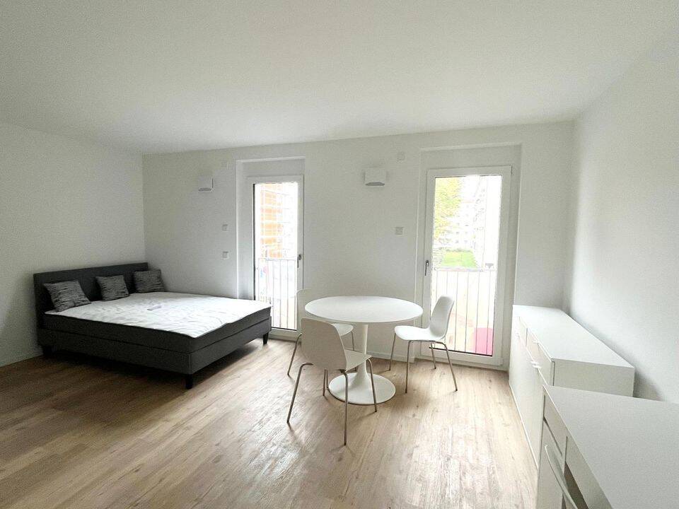 Erstbezug 2025: 1-Zi-Apartment, 29 m² mit EBK, Keller & Aufzug – Hbf in 3 Minuten – ab sofort frei, 90439 Nürnberg (Großreuth bei Schweinau Schweinau Sankt Leonhard Sündersbühl)