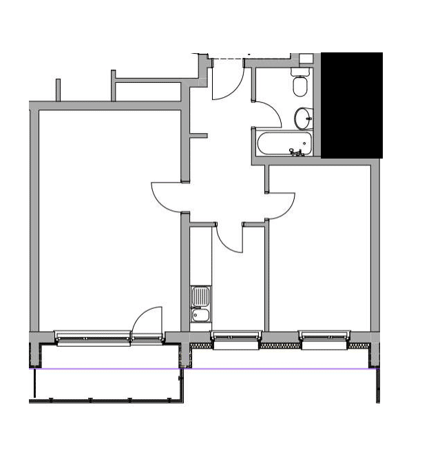 Schöne 2-Zimmer-Wohnung mit Balkon, 79224 Umkirch