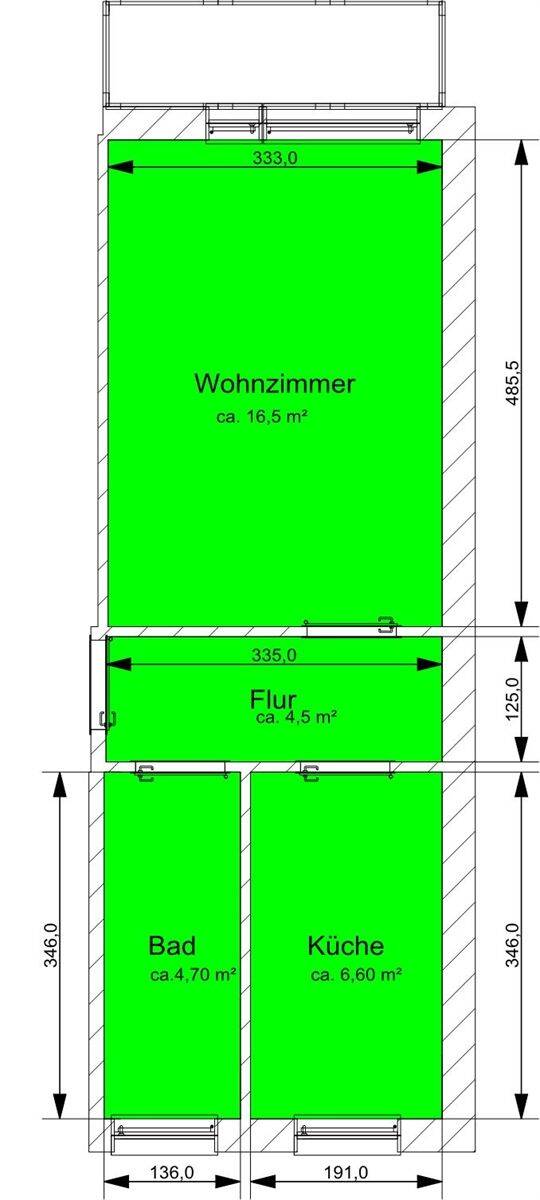 Charmante 1-Raum Wohnung mit Wohlfühlcharakter, 7356 Bad Lobenstein