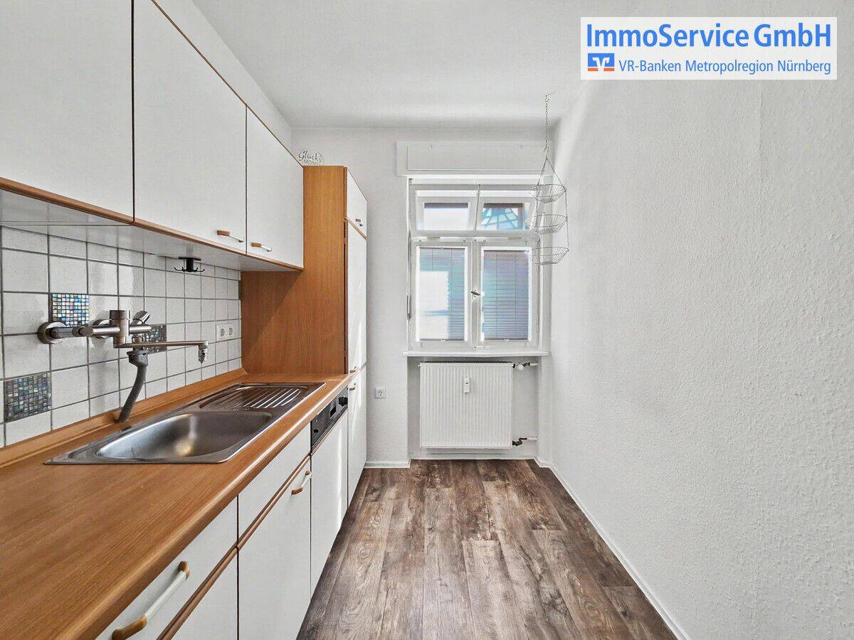 MITTEN IN HERSBRUCK – Gepflegte und bezugsfreie 2-Zimmer-Wohnung auf ca. 47m², 91217 Hersbruck