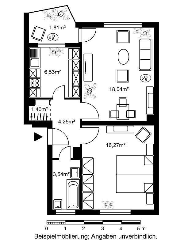 2-Zimmer Wohnung in Sossenheim sucht Nachmieter!, 65936 Frankfurt am Main (Nied Sossenheim)