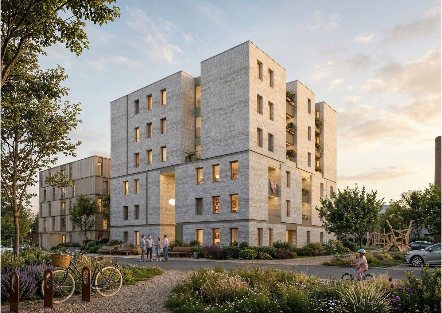 Wohnen in Bielefeld Mitte – Attraktive Neubau-Eigentumswohnung mit QNG+, 33607 Bielefeld (Innenstadt)