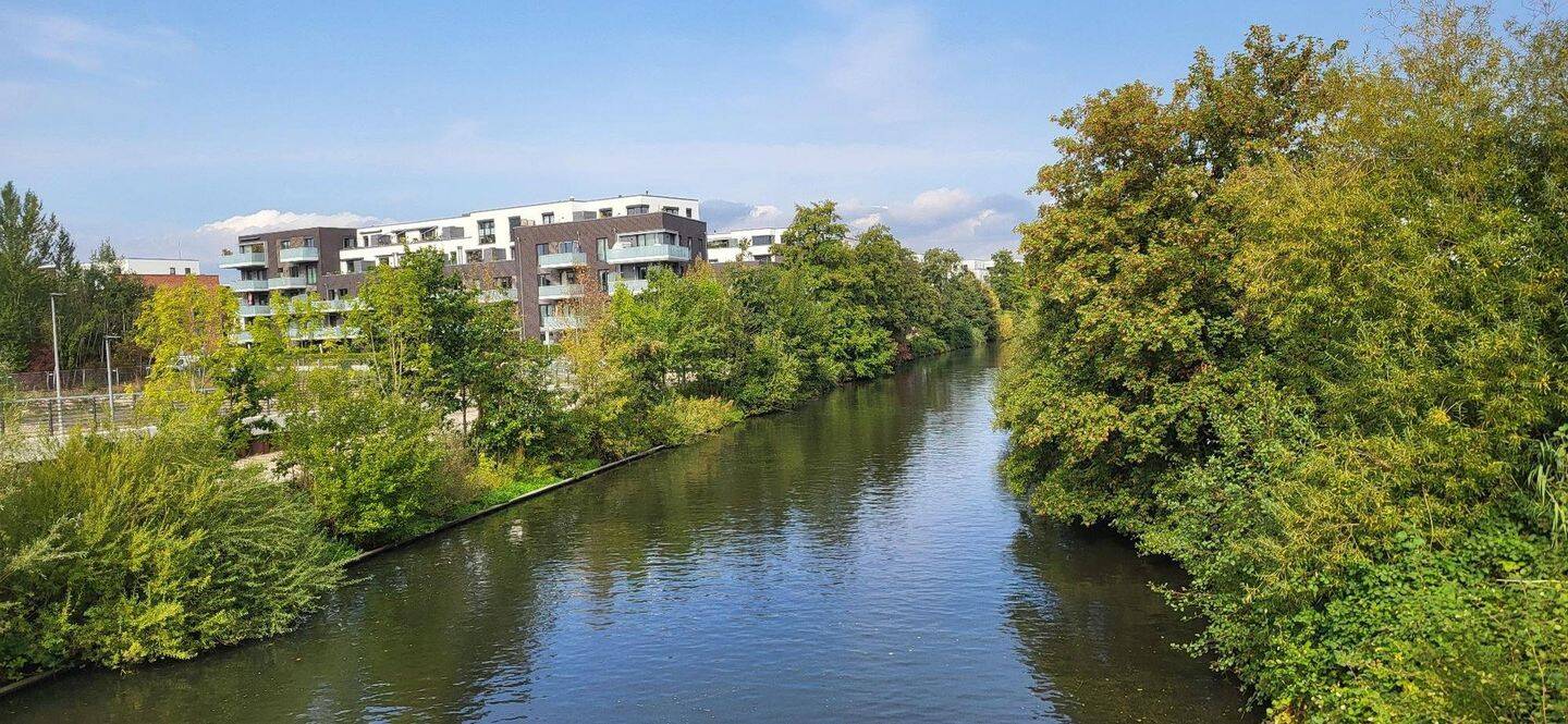MODERNE, NEUWERTIGE, BARRIEREFREIE 3-ZIMMER-WOHNUNG AM SCHLEUSENGRABEN IN BERGEDORF, 21035 Hamburg (Bergedorf Allermöhe Billwerder Neuallermöhe)