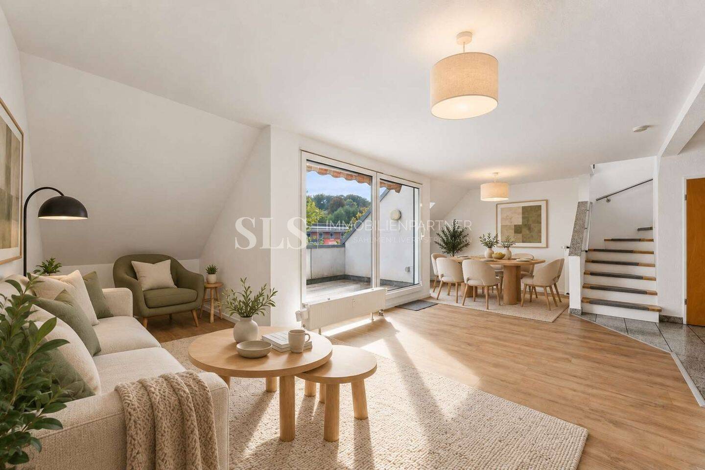 Provisionsfrei: Vier Zimmer, zwei Ebenen, ein Zuhause: Renovierte Maisonette mit Dachloggia & Garage, 58452 Witten