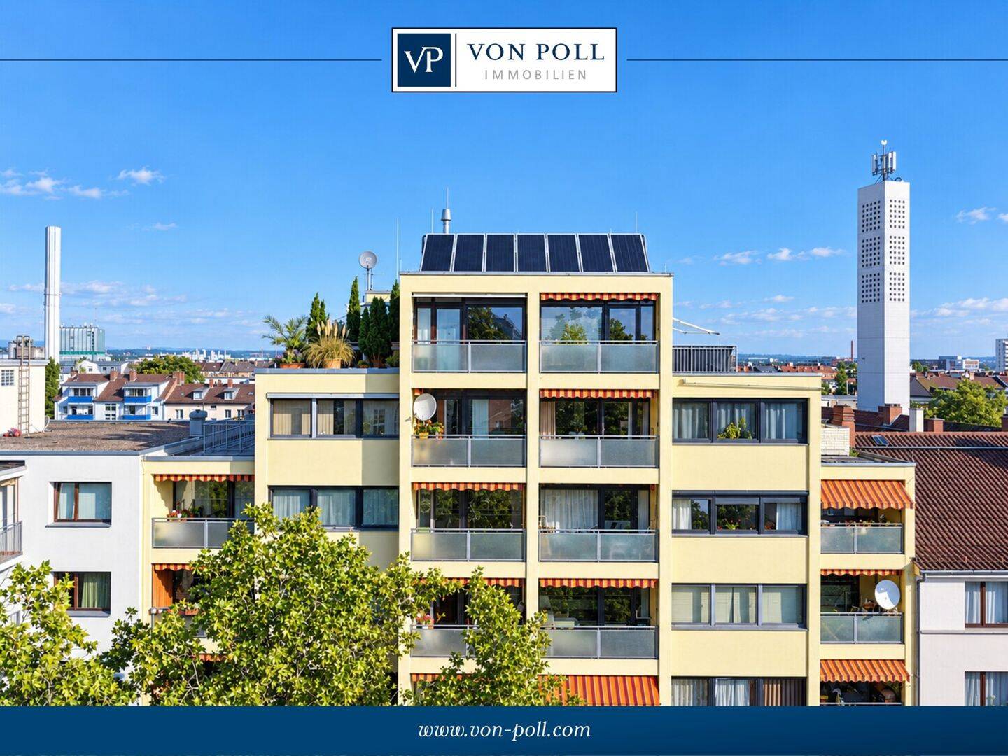 Kompakt, hell und zentral – 1-Zimmer-Wohnung im 6. Obergeschoss in guter Lage, 63067 Offenbach am Main (Kaiserlei Offenbach am Main)