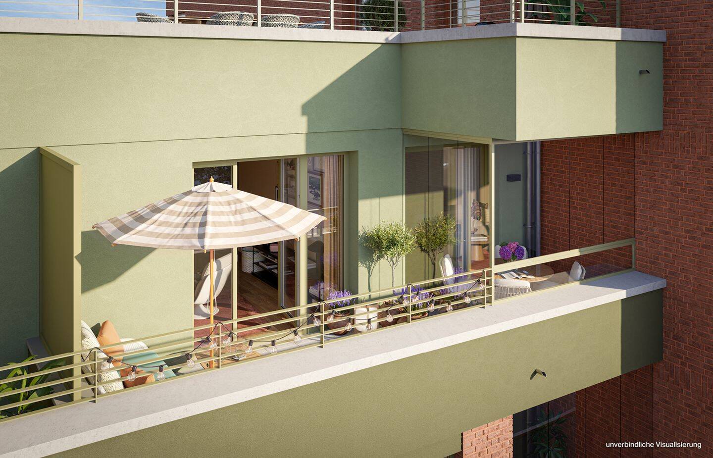Attraktive 2-Zimmer-Wohnung mit ca. 60 m² samt Dusche und Balkon, 60598 Frankfurt am Main (Sachsenhausen)