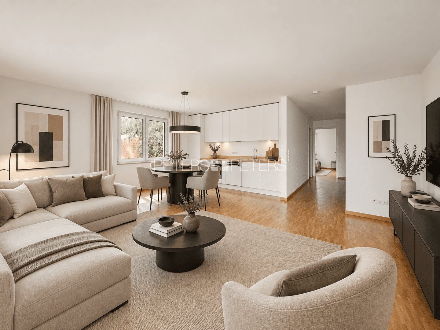 Familienwohnung mit Homeoffice in ruhiger Lage, 22045 Hamburg (Wandsbek Jenfeld Tonndorf)
