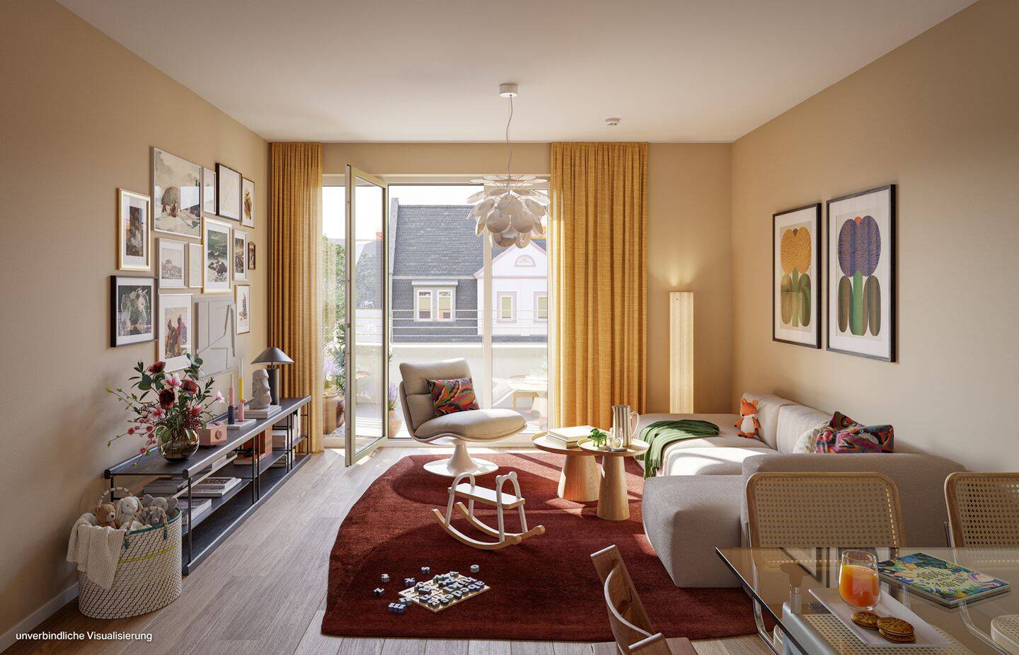 Gemütliche 3-Zimmer-Wohnung mit ca. 72 m² samt Dusche und Balkon, 60598 Frankfurt am Main (Sachsenhausen)