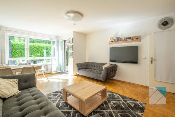 3-Zimmer-Erdgeschosswohnung mit sonniger Terrasse und eigenem Gartenanteil in Germering, 82110 Germering
