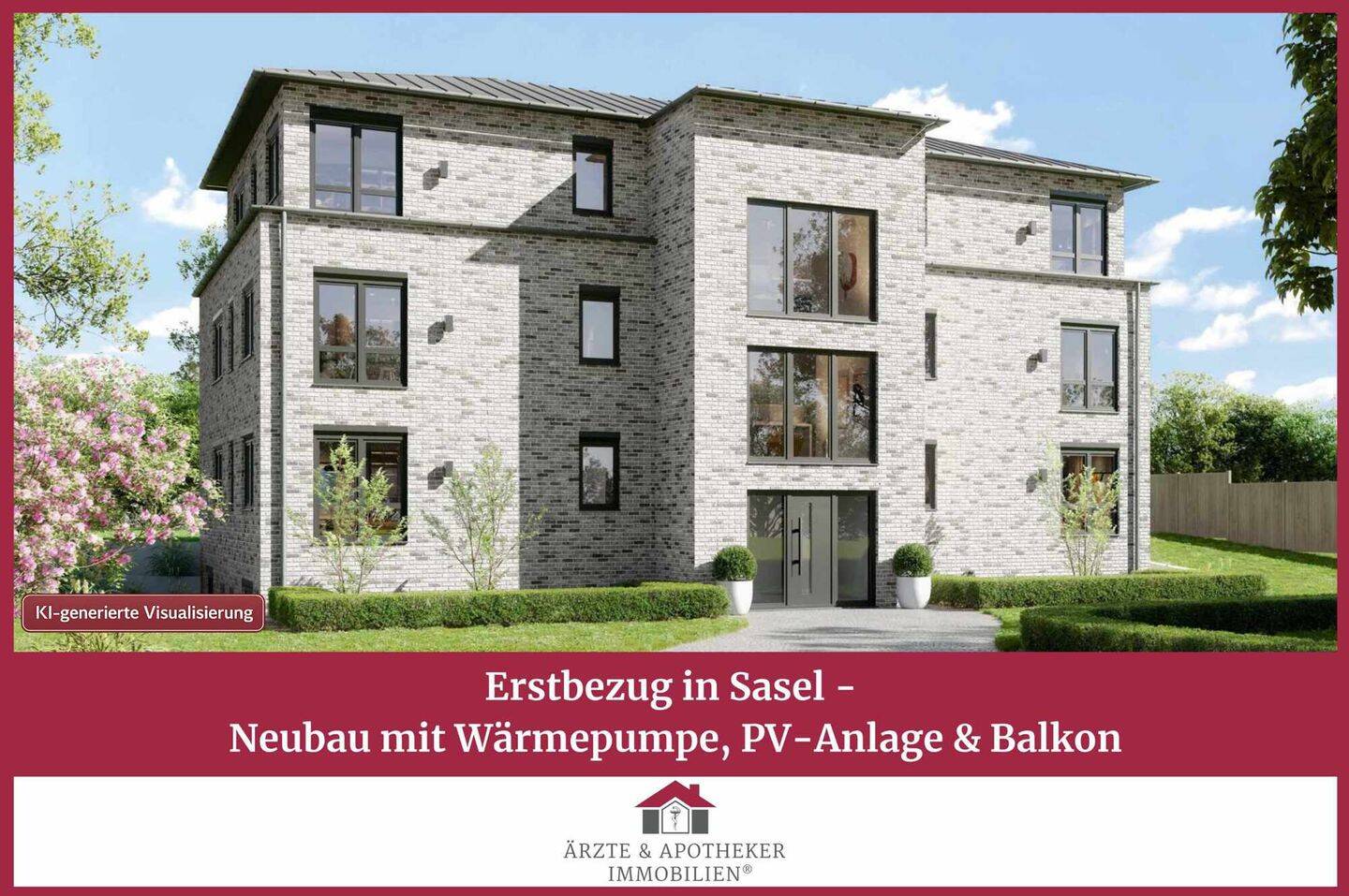 Erstbezug in Sasel – Neubau mit Wärmepumpe, PV-Anlage & Balkon, 22395 Hamburg (Wandsbek Bergstedt Poppenbüttel Sasel Wohldorf-Ohlstedt)