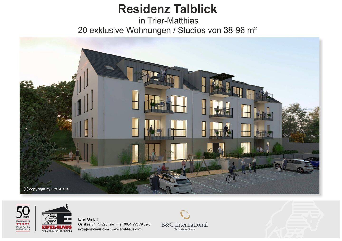 Modernes Wohnen in Trier-Feyen – 20 attraktive Eigentumswohnungen in gefragter Lage, 54296 Trier