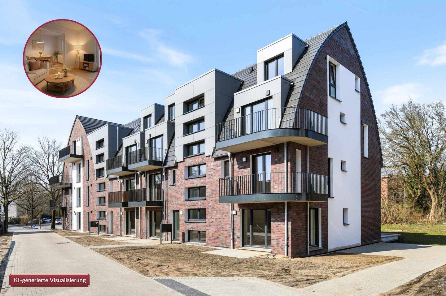 Großzügige Neubauwohnung mit Terrasse und Garten in Hamburg-Poppenbüttel, 22399 Hamburg (Wandsbek Hummelsbüttel Lemsahl-Mellingstedt Poppenbüttel)