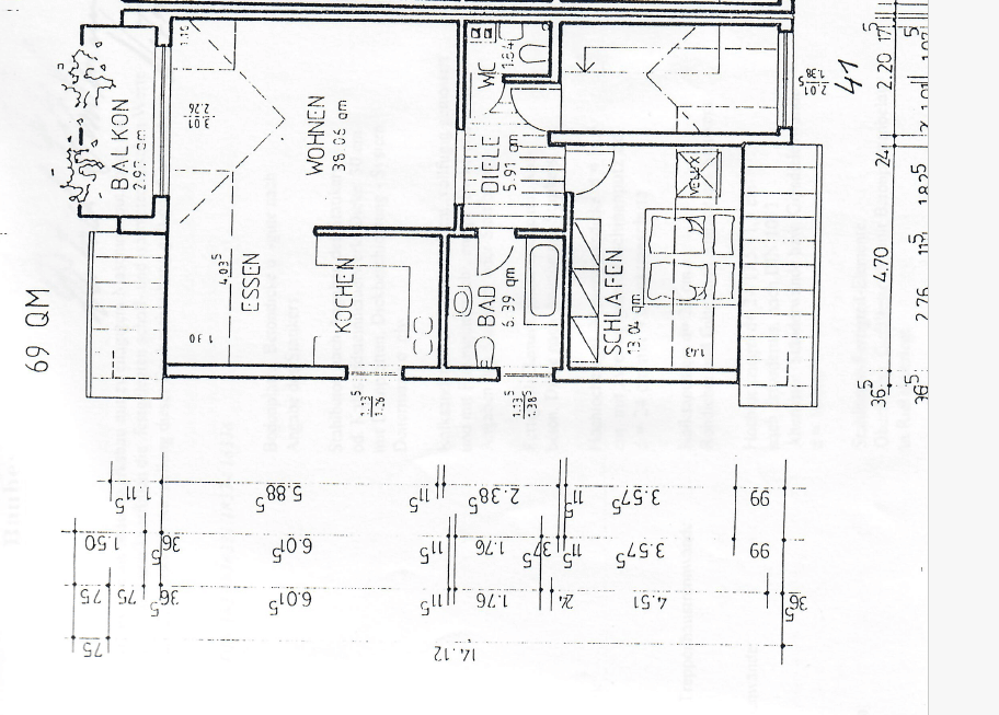 Wohnen unterm Dach mit Balkon – großzügige 2-Raum-Wohnung in beliebter Lage von Schönbörnchen!, 8371 Glauchau