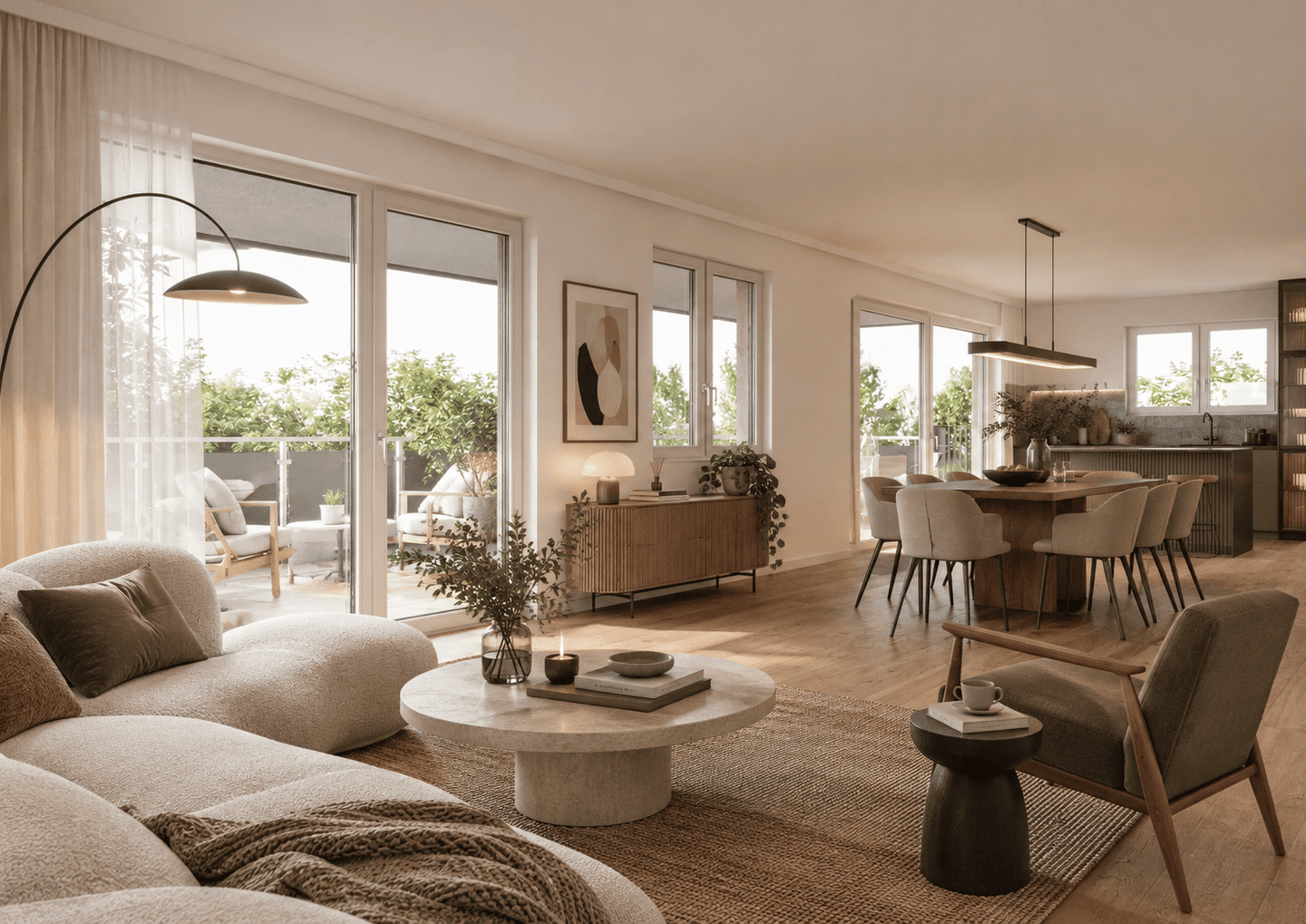 Erstbezug: Moderne 3-Zimmer-Wohnung stadtnah in Waldshut zu vermieten, 79761 Waldshut-Tiengen