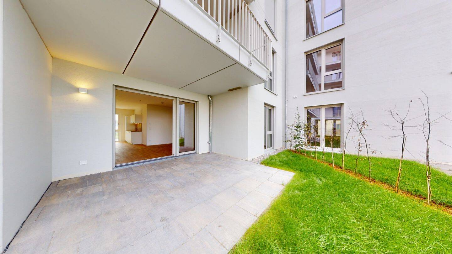 NEUBAU-ERSTBEZUG: 2-ZIMMER-GARTENWOHNUNG MIT EINBAUKÜCHE, 85354 Freising