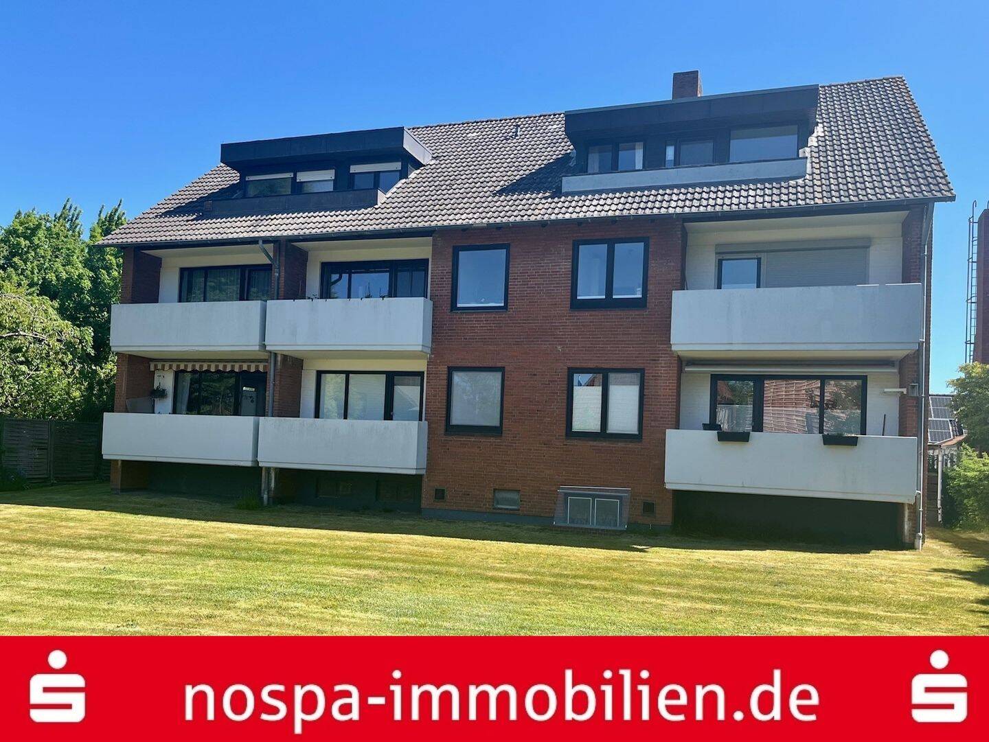 Helle Eigentumswohnung mit Balkon und Garage, 25836 Garding