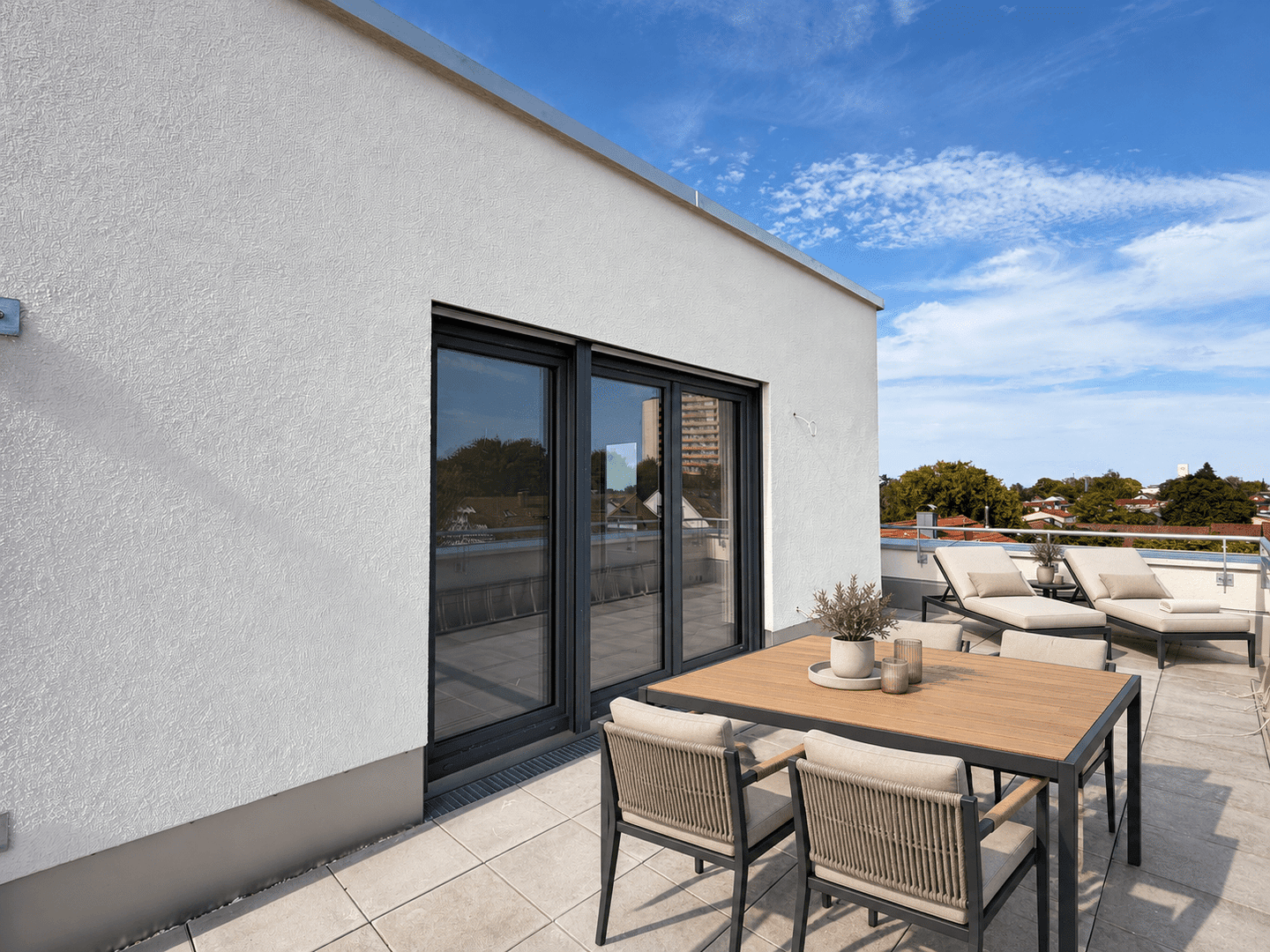 Exklusive Dachgeschosswohnung mit großzügiger Dachterrasse – Erstbezug, 85375 Neufahrn b. Freising