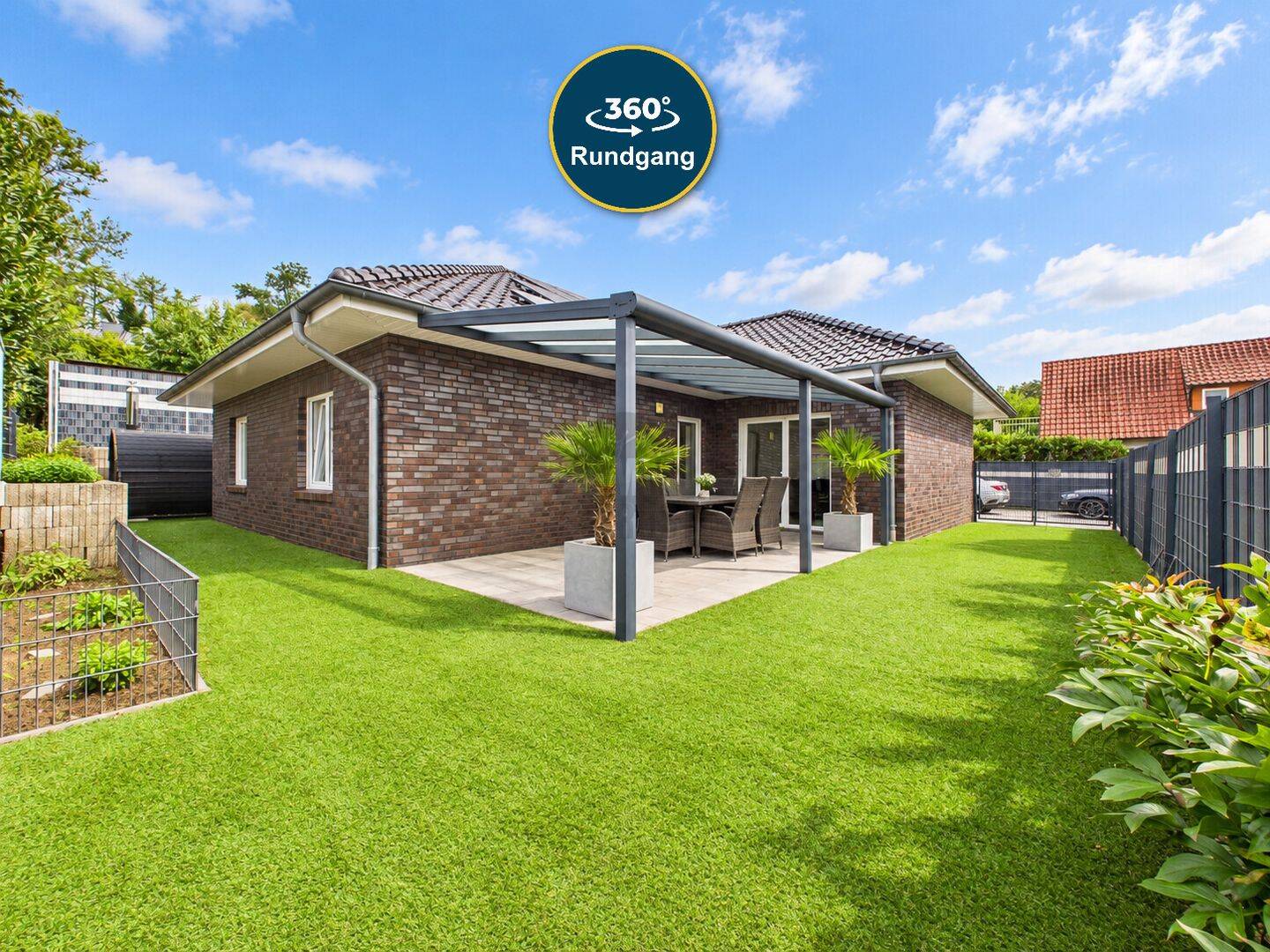 Ebenerdig wohnen: Neuwertiges EFH mit PV, Wärmepumpe & Wellness, 49504 Lotte