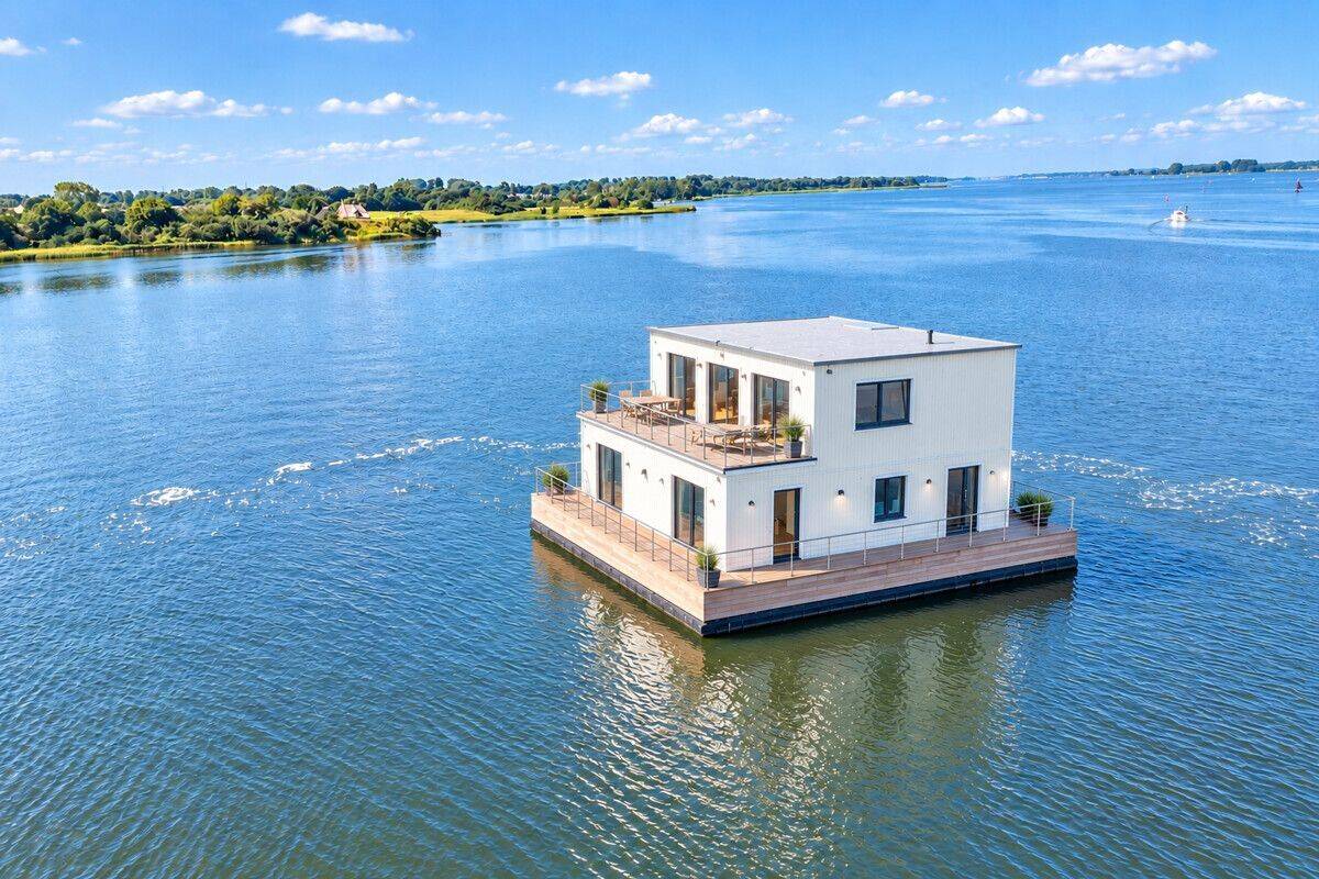 Leben auf dem Wasser – außergewöhnliches Wohnen mit besonderem Flair, 24399 Arnis