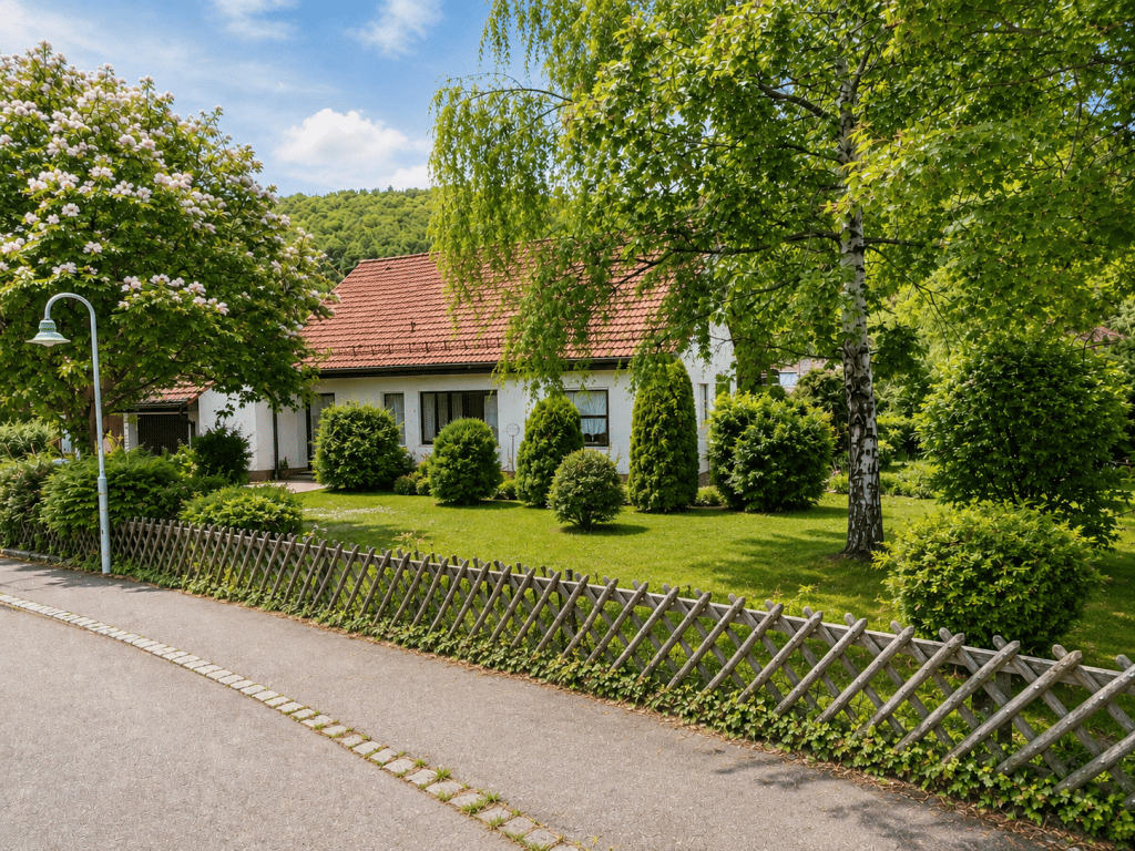 Grüne Oase mit Zuhausegefühl! Charmantes Einfamilienhaus in herrlicher Lage!, 73344 Gruibingen
