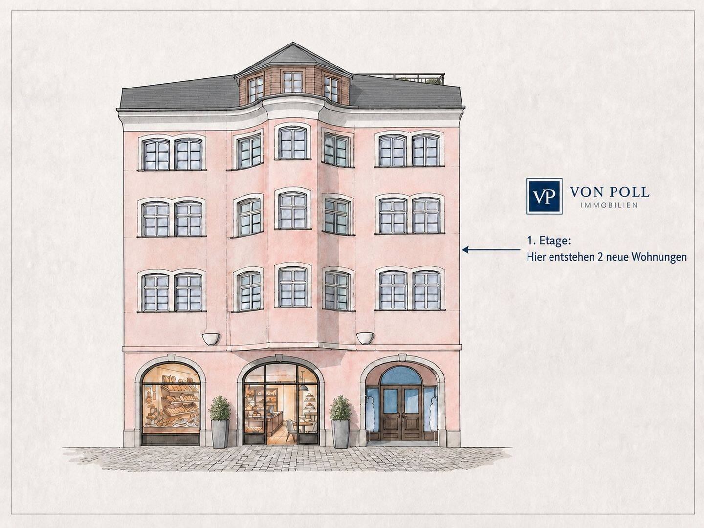 Neubaukomfort im denkmalgeschützten Patrizierhaus – exkusive Wohnung mit Terrasse, 88212 Ravensburg