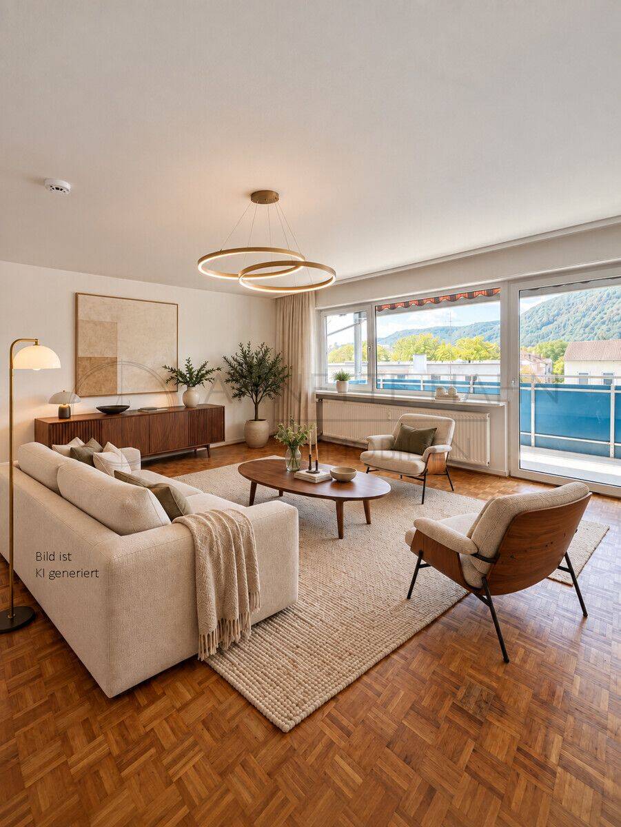 Super 3-ZKB-Wohnung | ca. 80 m² | vis-à-vis des Kurgebietes | Balkon & Garage, 55543 Bad Kreuznach