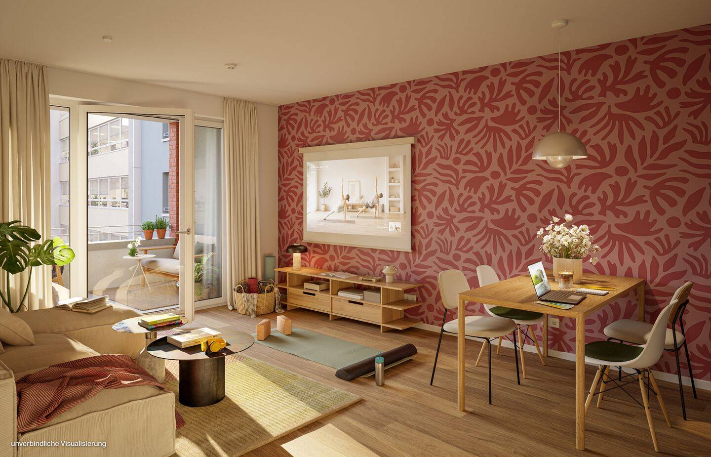 Anlageimmobilie mit ca. 58 m² samt Dusche und Balkon, 60598 Frankfurt am Main (Sachsenhausen)