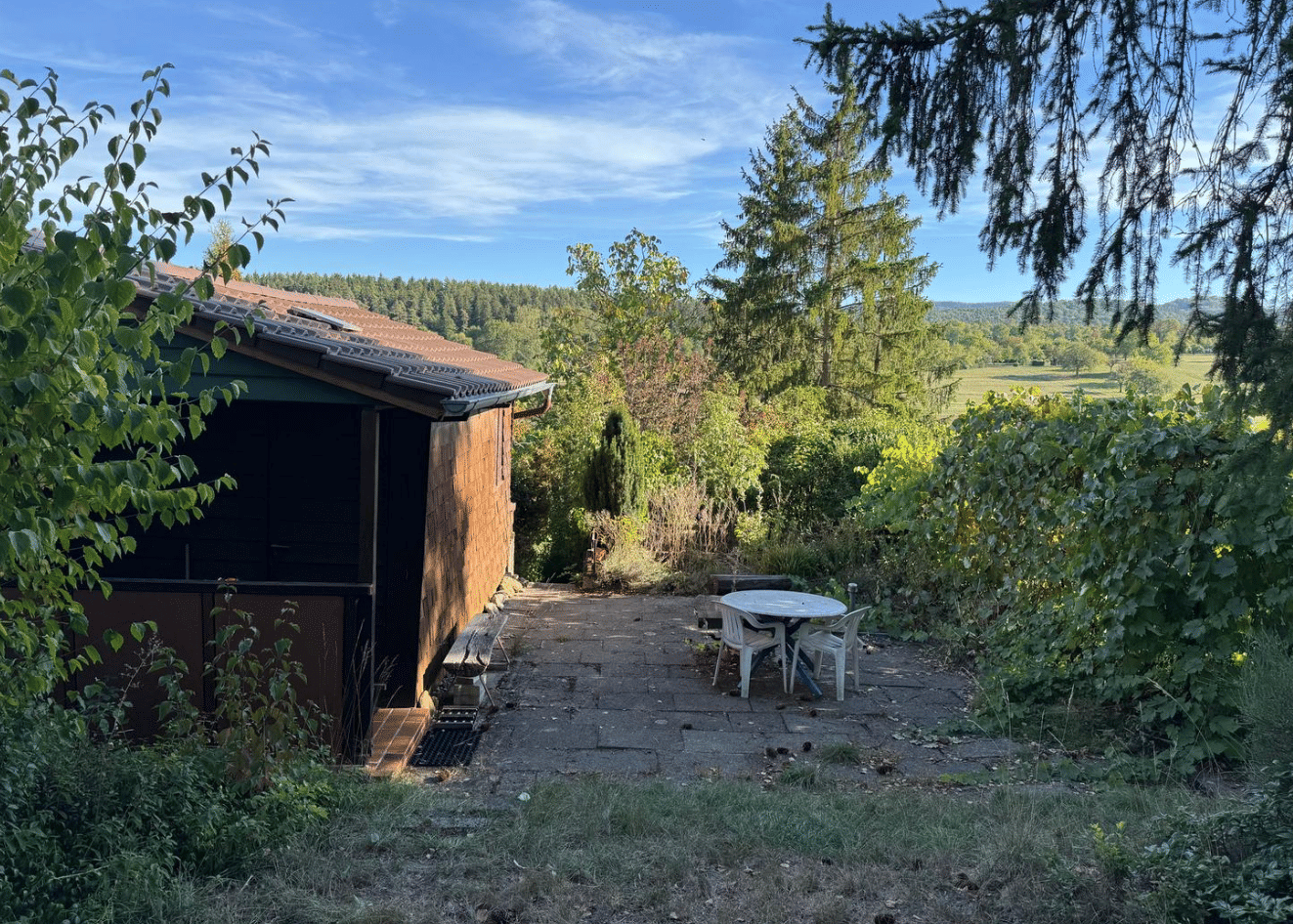 Reutlingen-Ohmenhausen – Freizeitgrundstück/Gütle in ruhiger Lage mit Hütte und Obstbestand, 72770 Reutlingen
