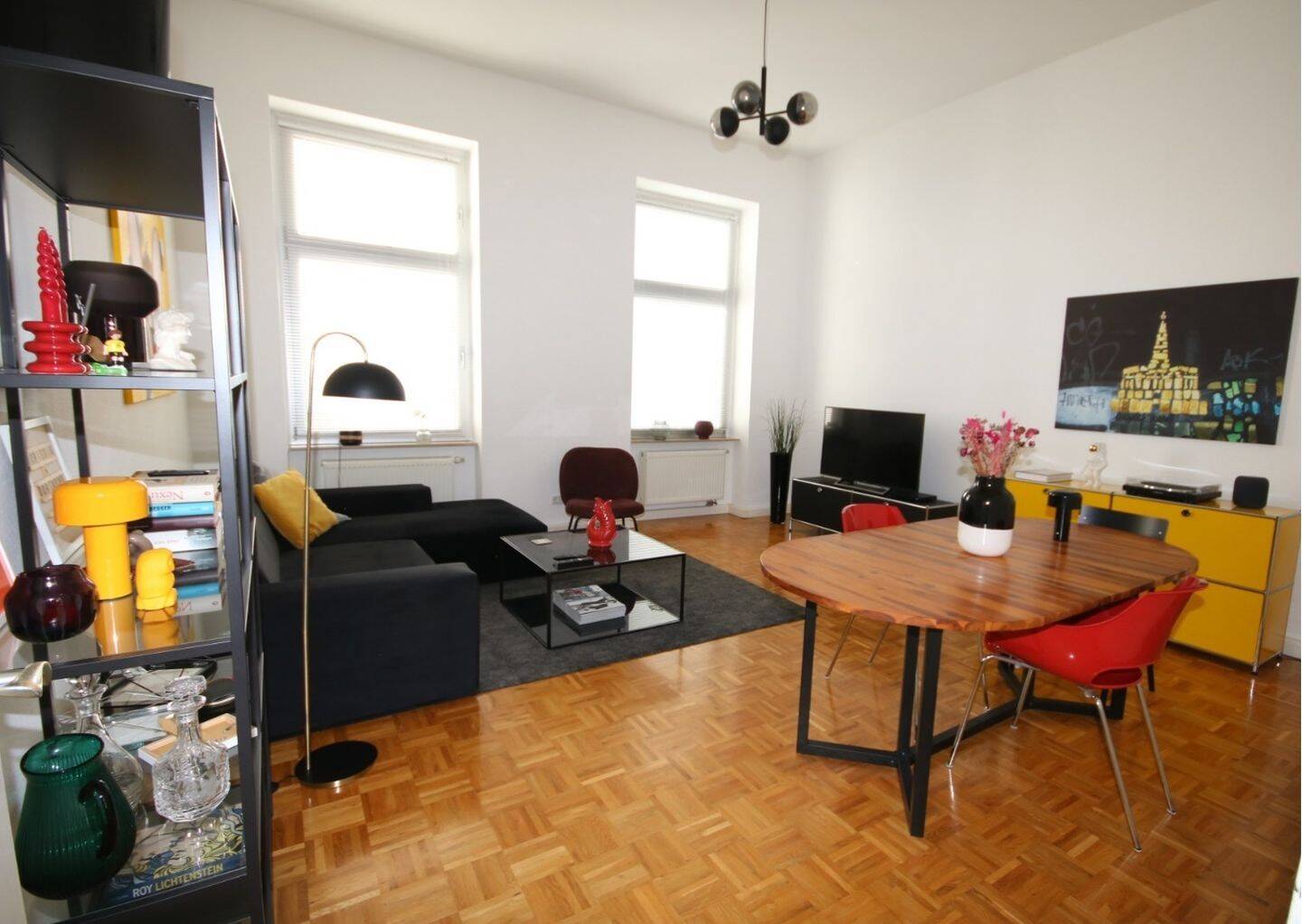 Charmante und helle 3-Zi. Altbauwohnung in Frankfurt / Nähe Eschenheimer Tor + Parkett + EBK, 60313 Frankfurt am Main (Altstadt Innenstadt)