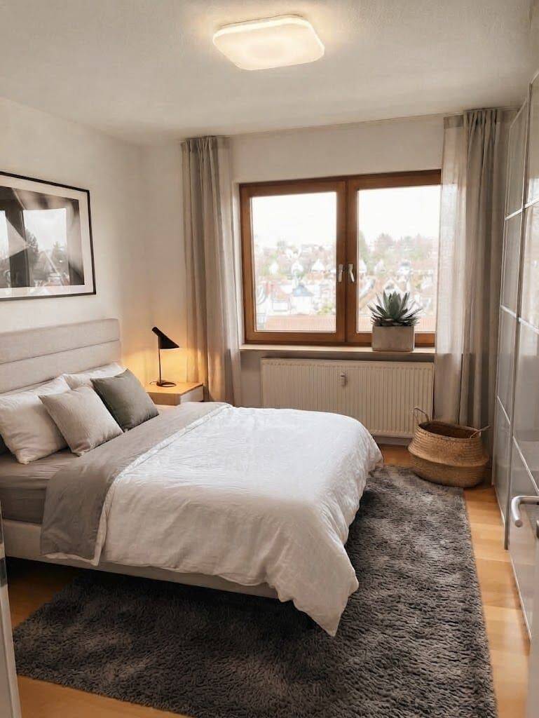 Stilvolle, gepflegte 4,5-Zimmer-Penthouse-Wohnung mit Balkon und Einbauküche in Stuttgart, 70499 Stuttgart