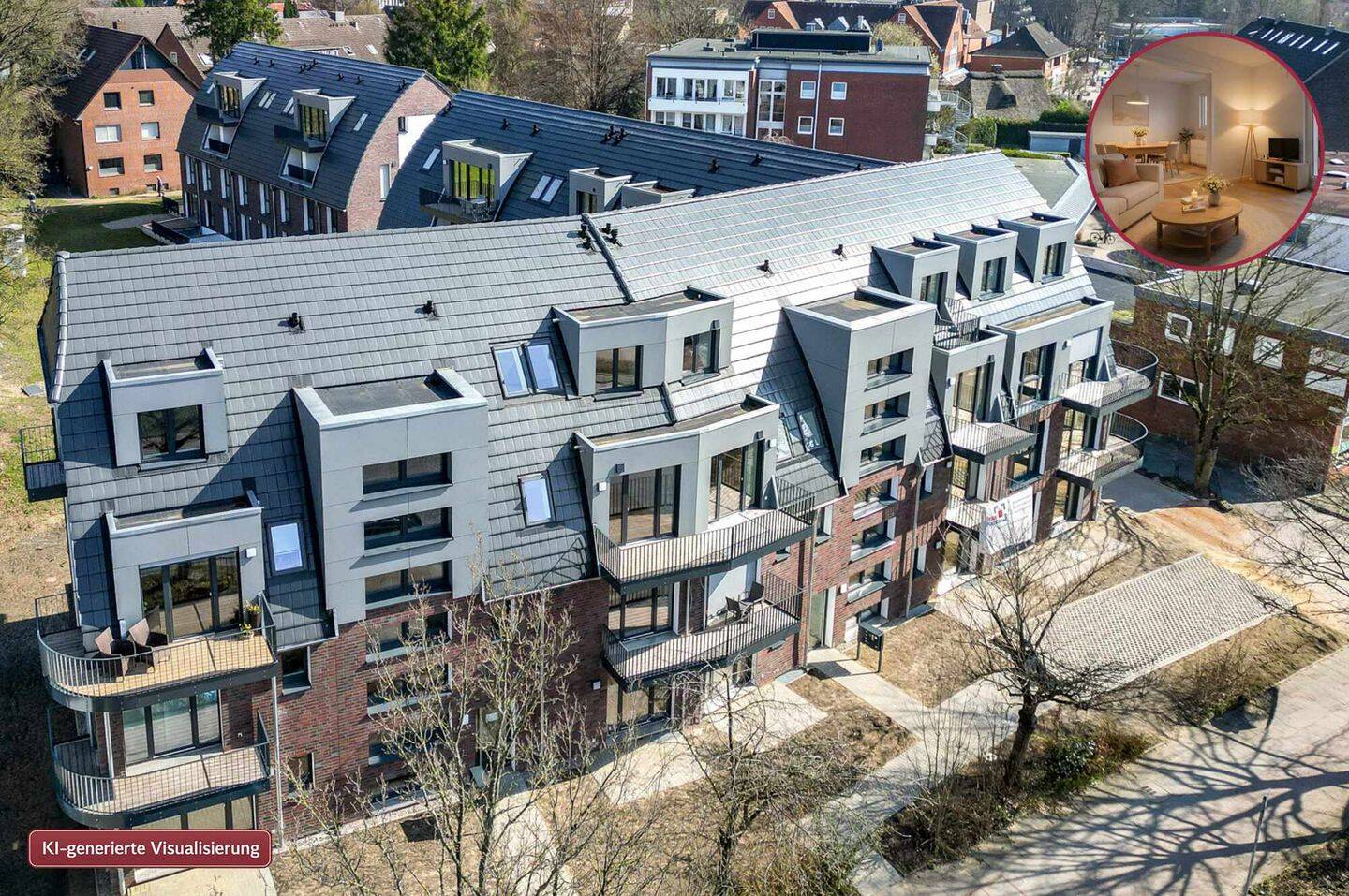 Attraktive Gartenwohnung mit Terrasse im Neubau in Hamburg-Poppenbüttel, 22399 Hamburg (Wandsbek Hummelsbüttel Lemsahl-Mellingstedt Poppenbüttel)