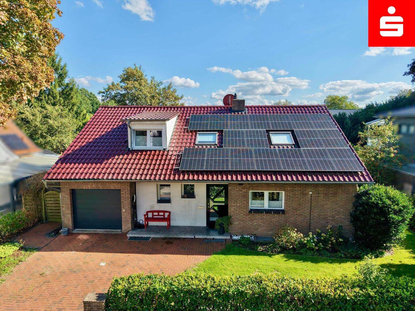 Saniertes Einfamilienhaus mit großzügigem Grundstück, Wärmepumpe und PV-Anlage in Nordhorn, 48529 Nordhorn