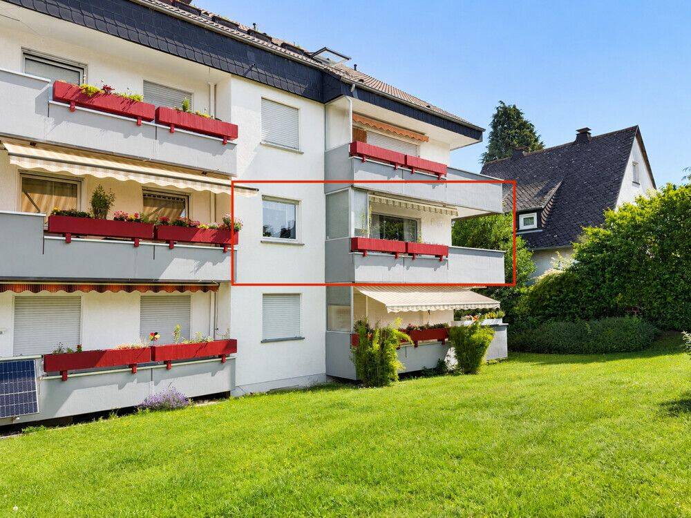 Arnsberg-Neheim: 3-Zimmer-Eigentumswohnung mit großem Balkon in ruhiger Wohnlage (Rusch), 59755 Arnsberg
