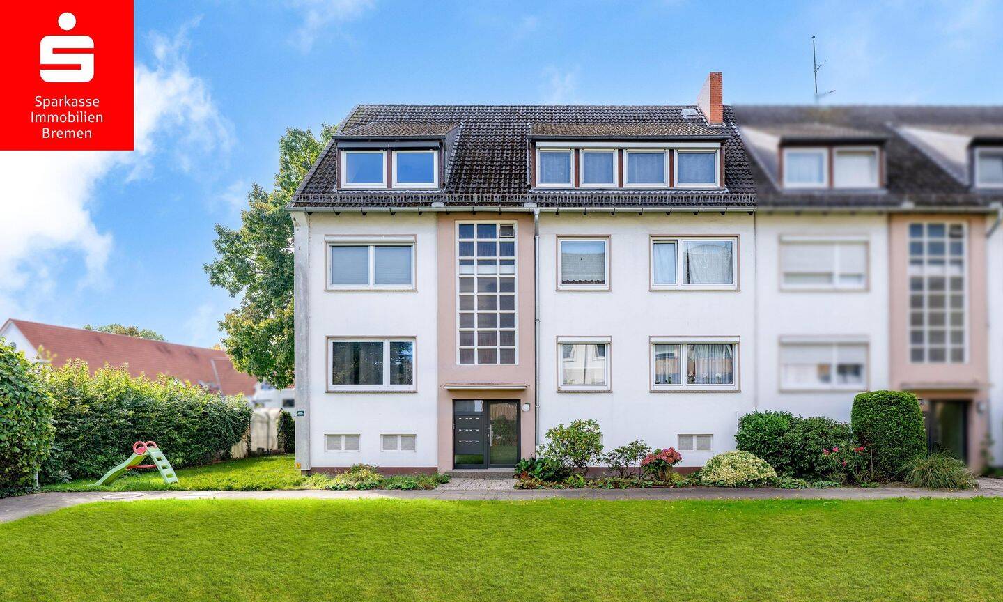 Bremen-Arsten: Ruhig gelegen, flexibel nutzbar – DG-Wohnung mit Loggia und Stellplatz, 28279 Bremen (Arsten Habenhausen Huckelriede)